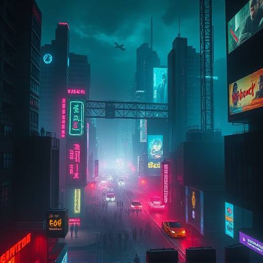 Poster for the TV show 'Cyberpunk Revolution'